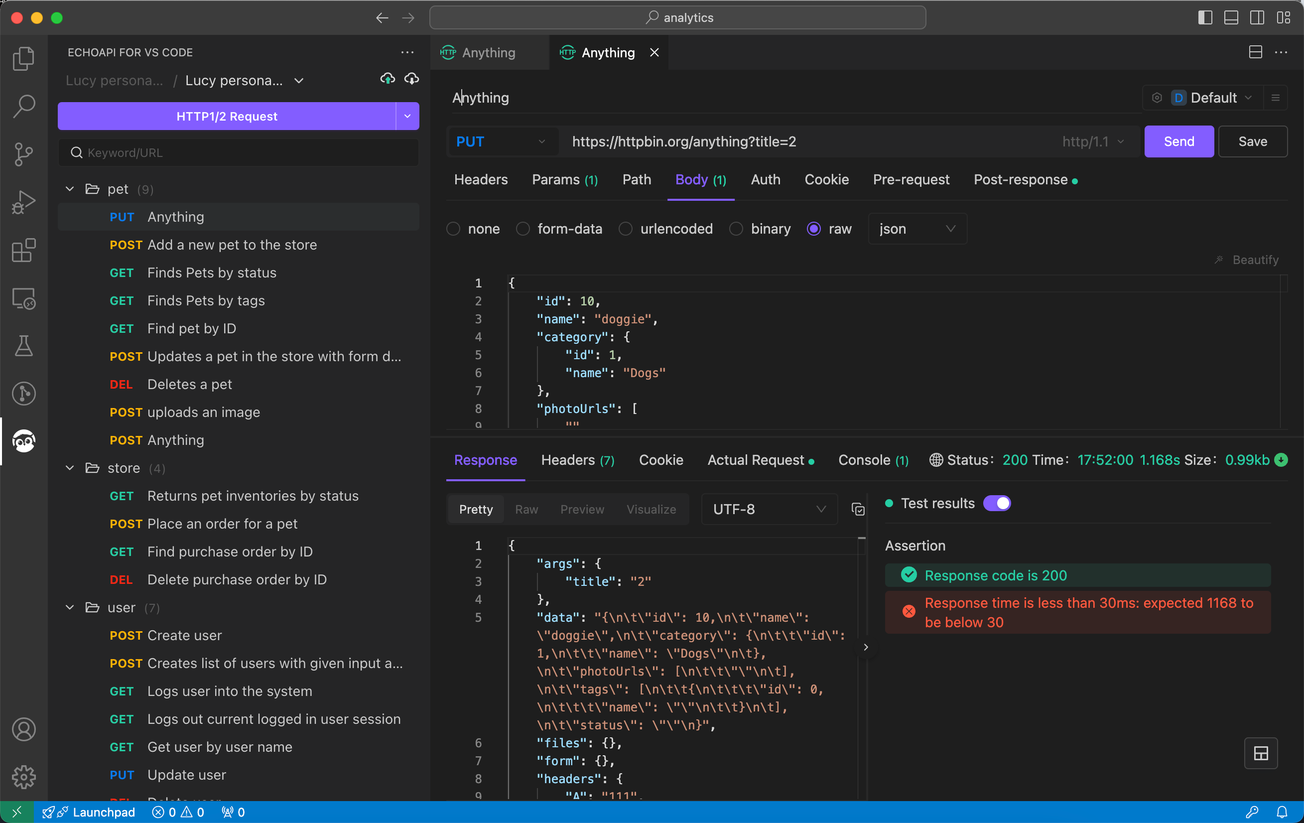 EchoAPI for VS Code