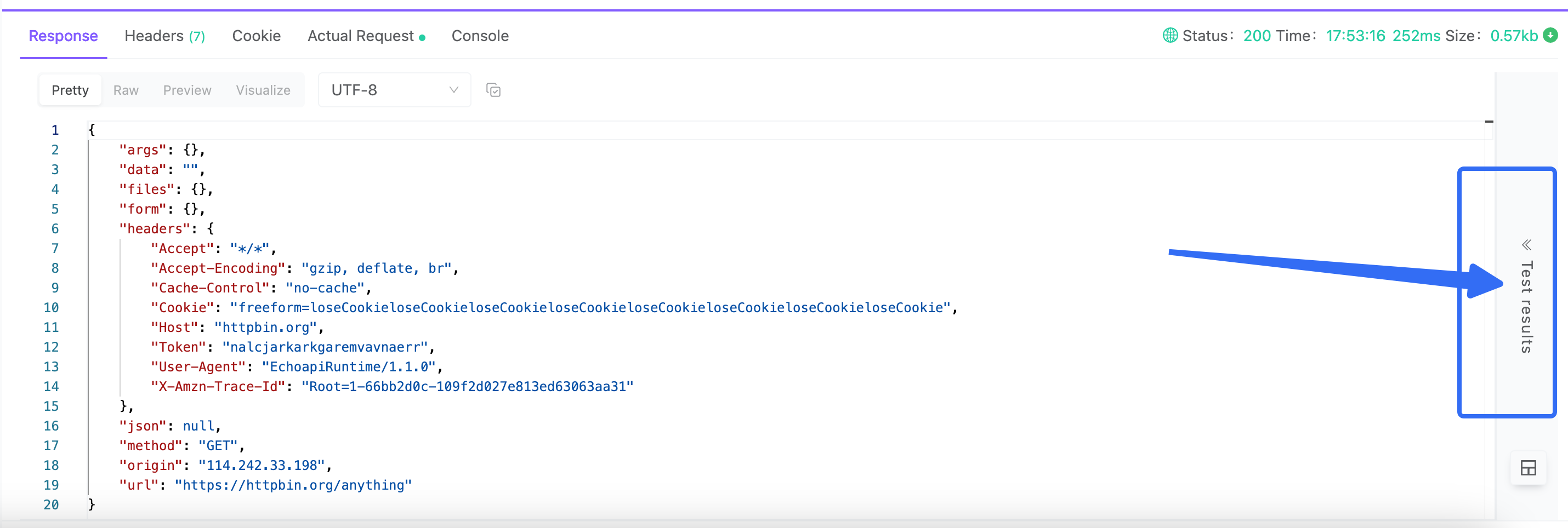 Visualizing Assertion Settings