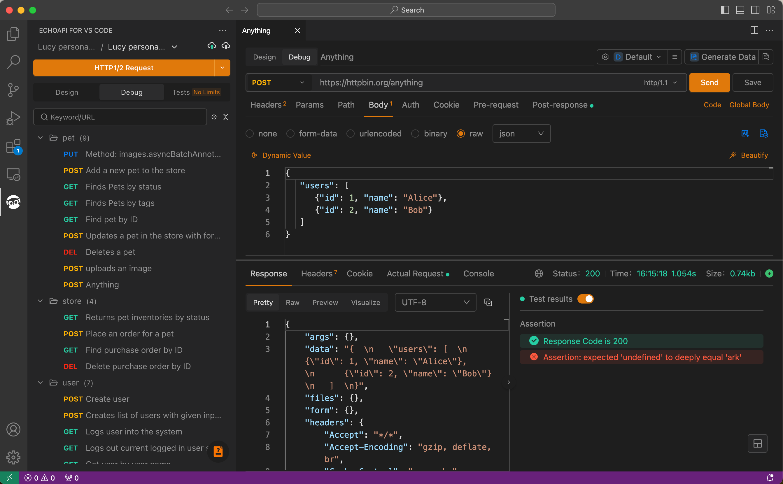 EchoAPI for VS Code