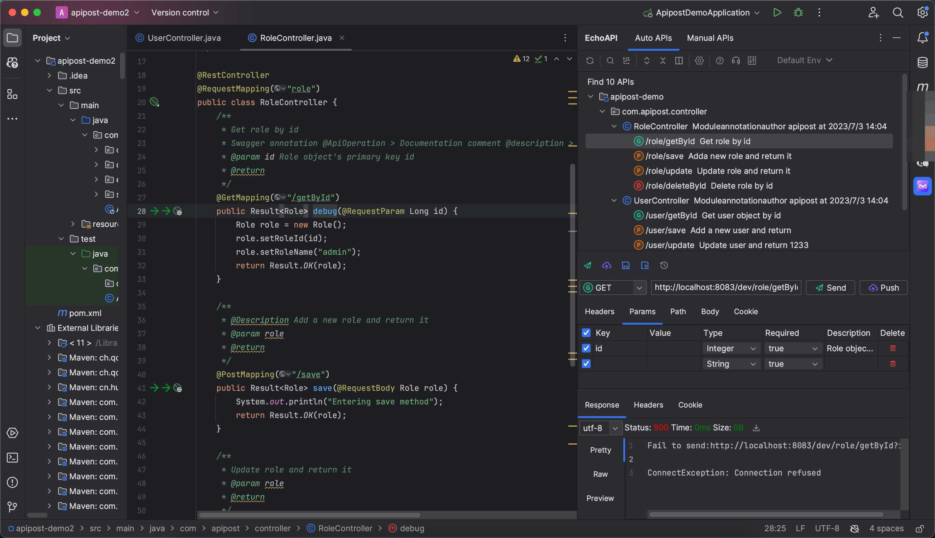 EchoAPI for IntelliJ IDEA