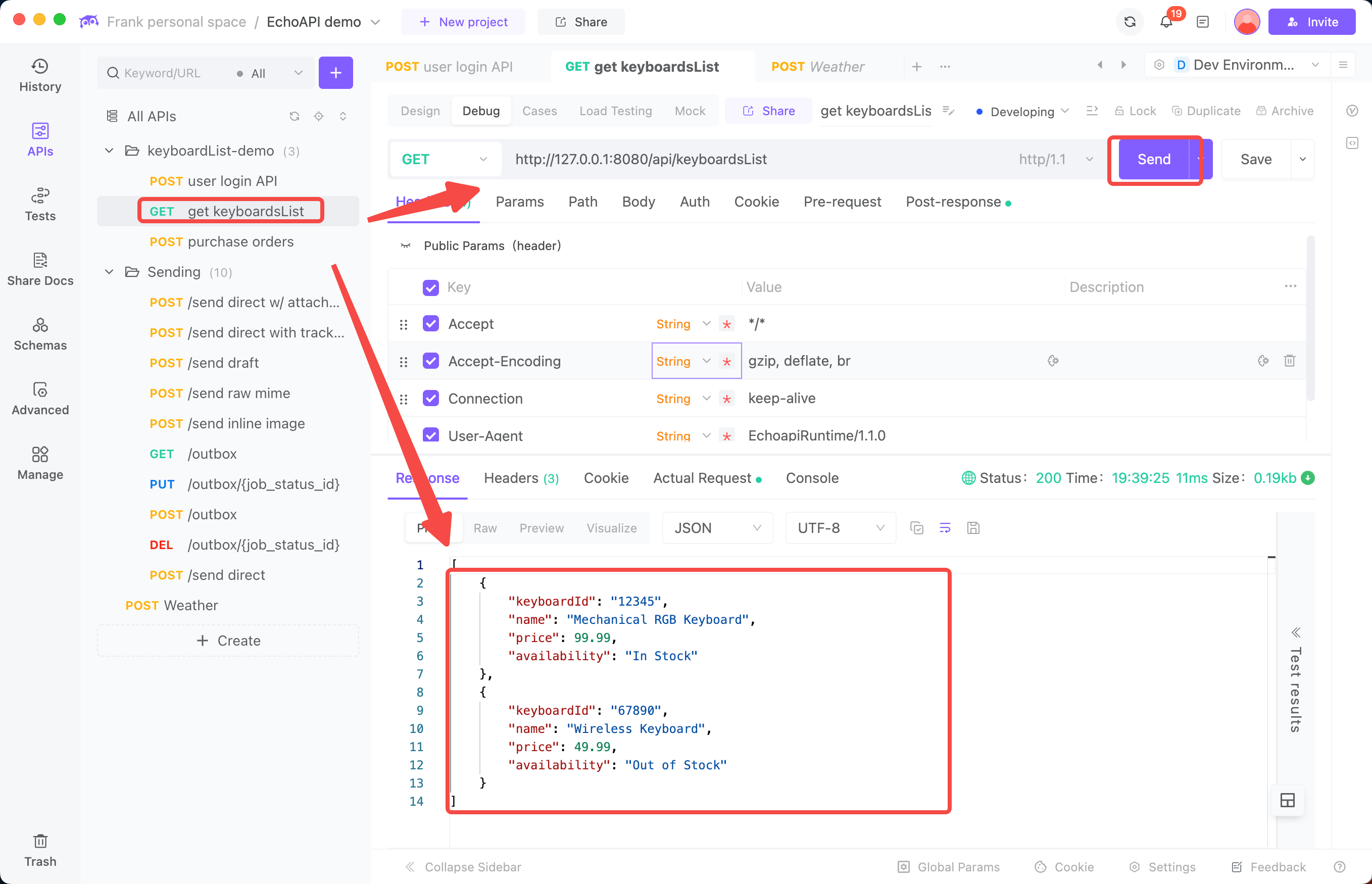 Test Your postman api