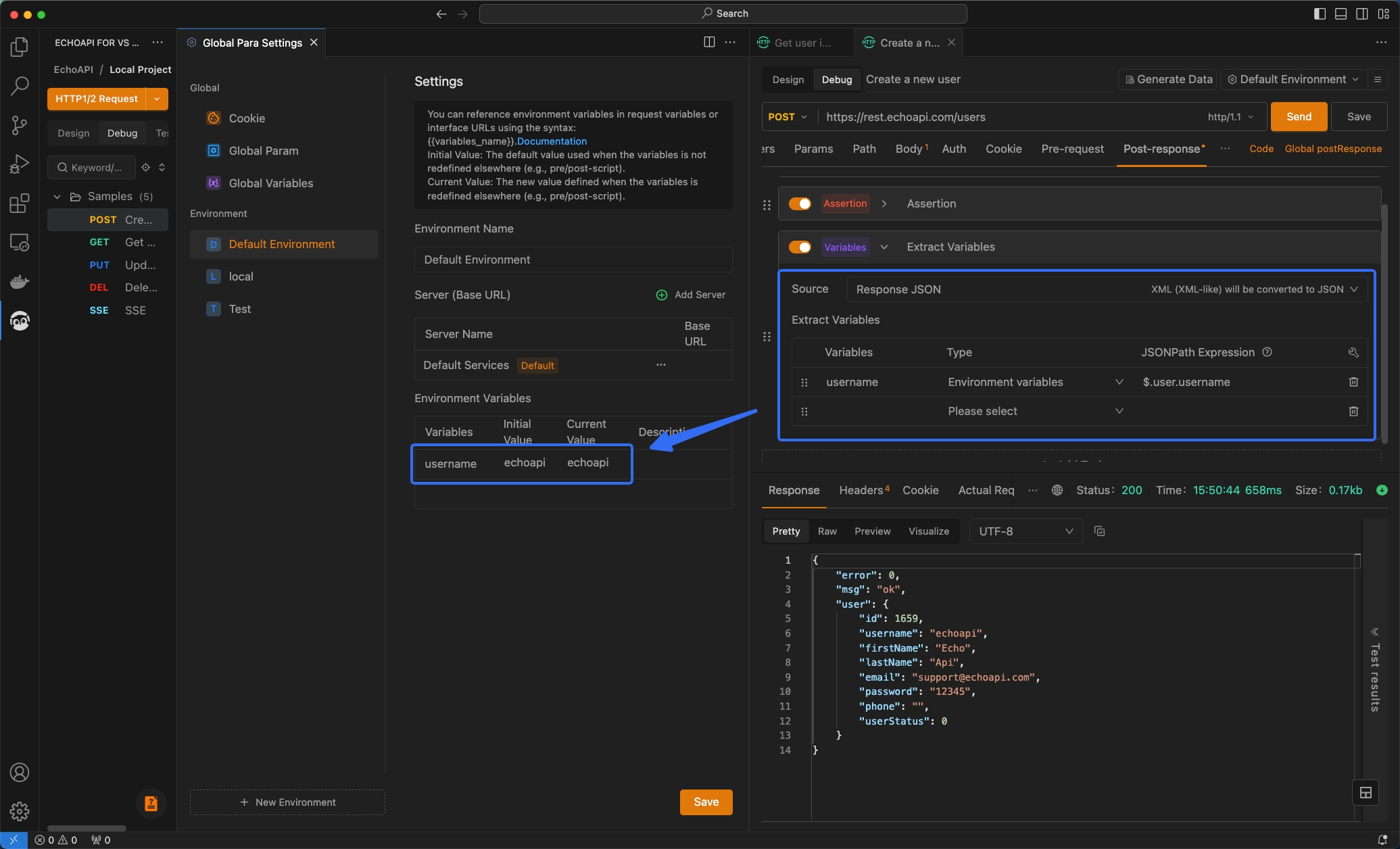 Extract and Assign Variable