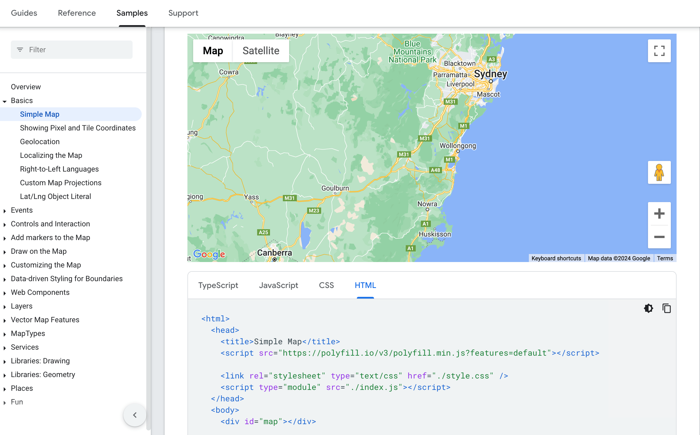 Dokumentasi Google Maps API