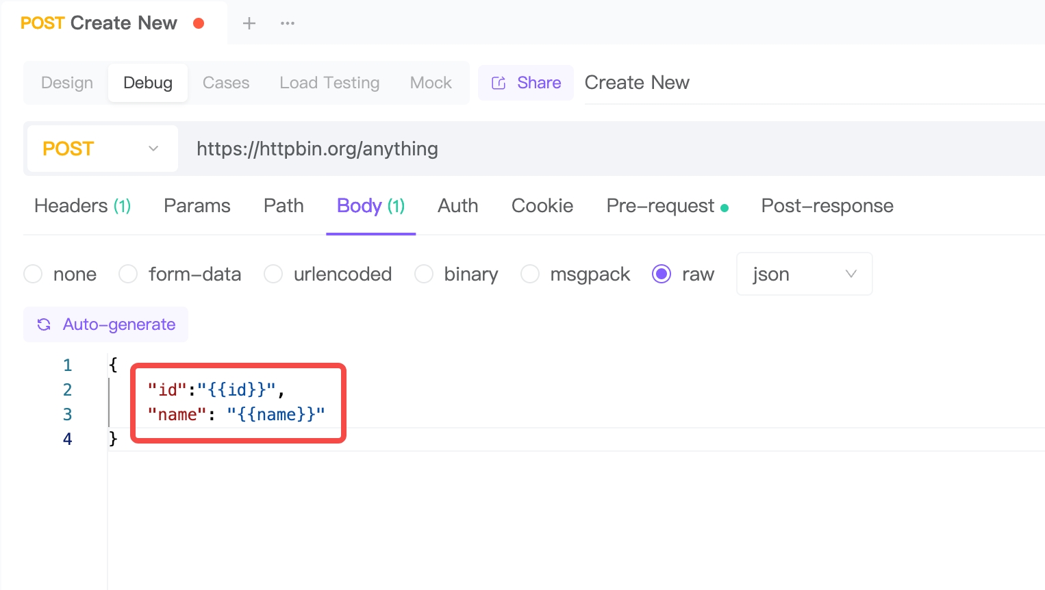 Applying Database Data to Pre-request and Post-response