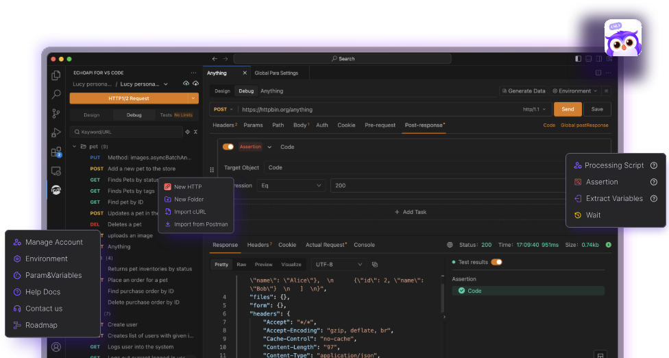 EchoAPI for VS Code