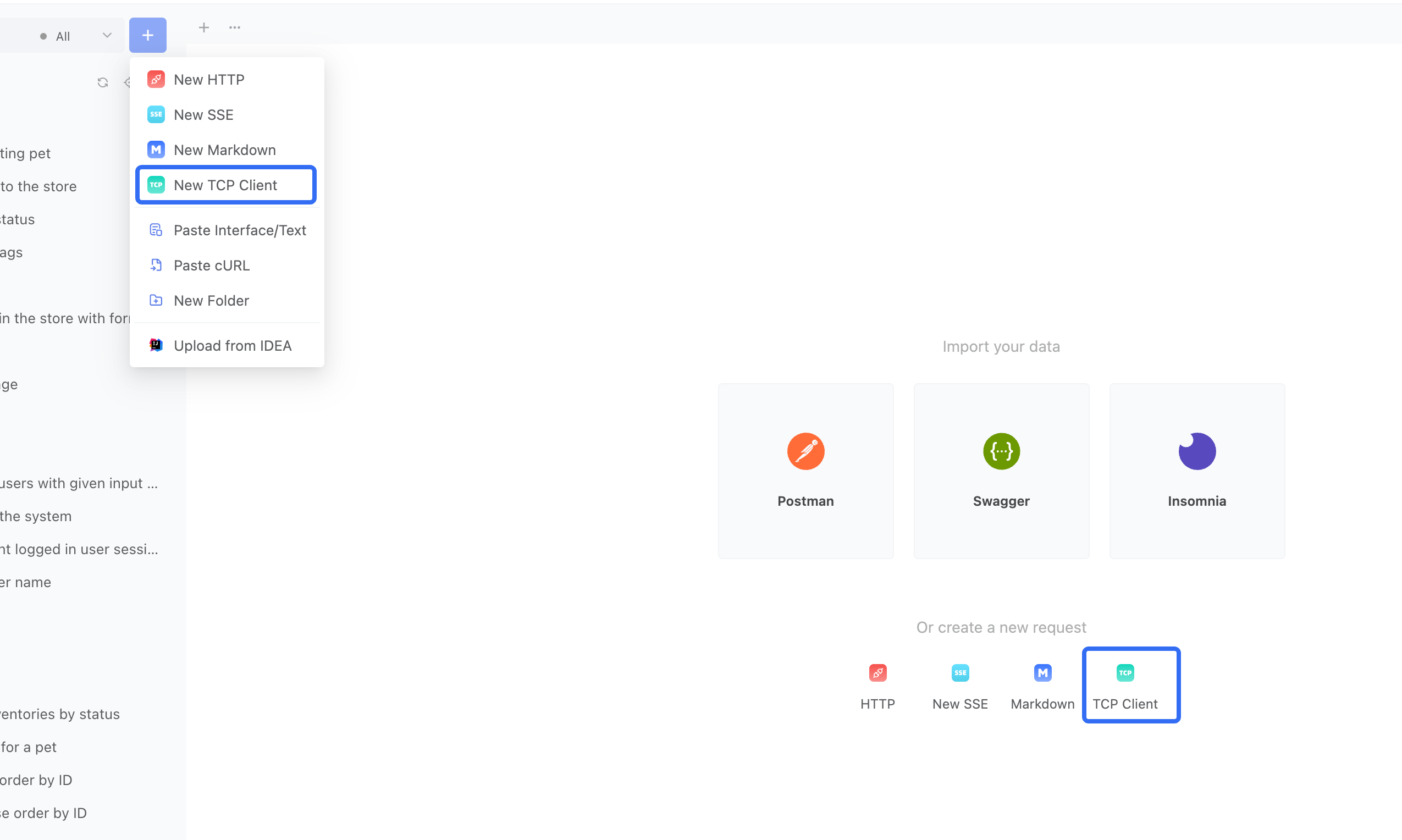 Create a New TCP Client