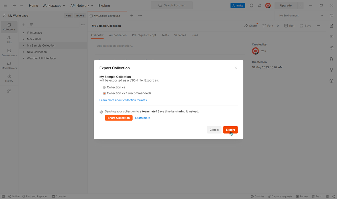 Export Collection in Postman.png