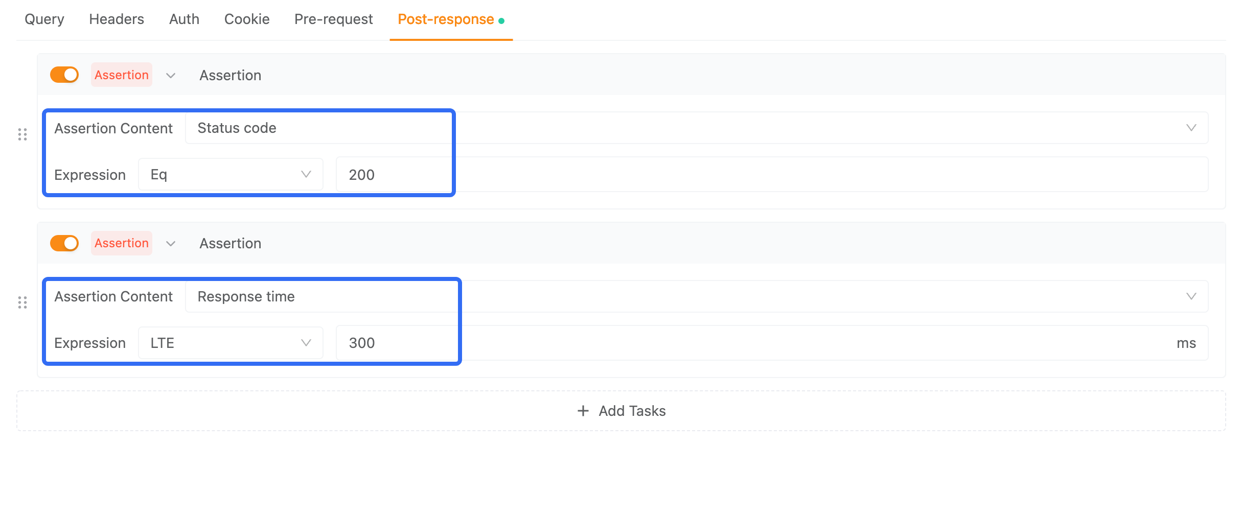 Assertions and Variable Extraction